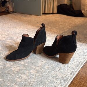Black Suede Ankle Boots